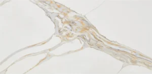 Композит кварца производителя Noblle Quartz коллекции Calacatta в бежевом цвете