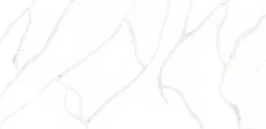 Композит кварца Calacatta Garda от производителя Belenco в белом цвете