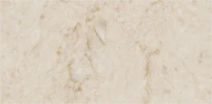 Композит кварца от производителя Caesarstone в бежевом цвете с глянцевым покрытием