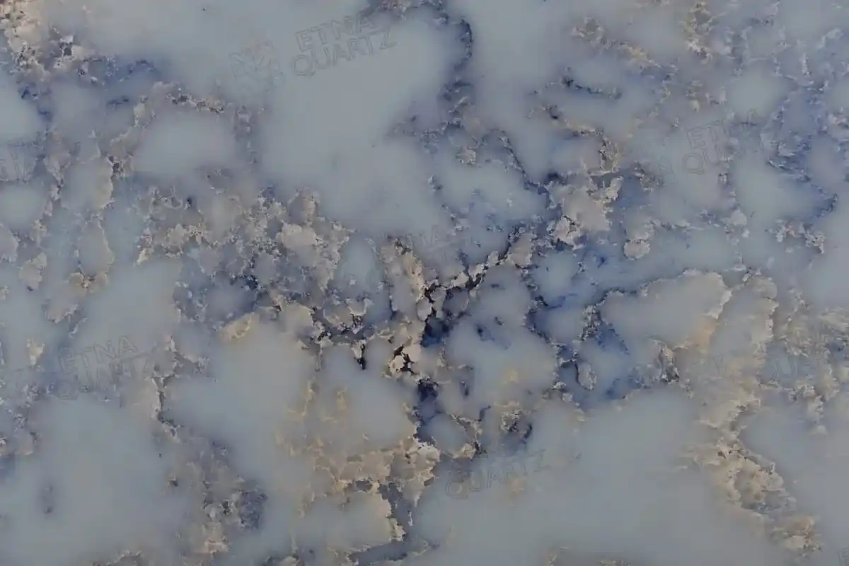 Композит кварца Etna Quartz Azul Imperiale в голубом цвете