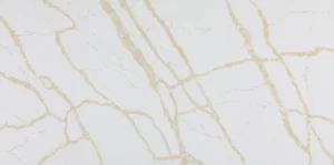Композит кварца IDS Stone коллекции Calacatta Gold в белом цвете