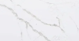 Композит кварца Calacatta Supreme от производителя Stratos белого цвета