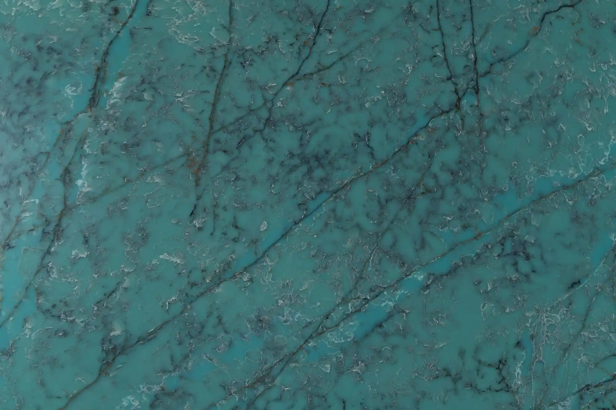 Композит кварца Champs Elysees зелено-синего оттенка