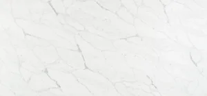 Композит кварца Grey Monet в белом цвете с прожилками