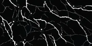 Композит кварца IDS Stone Impala Black в черном цвете