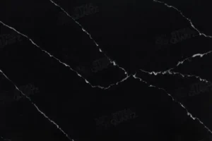 Композит кварца Etna Quartz Negro Marquina EQHM 006 в черном оттенке