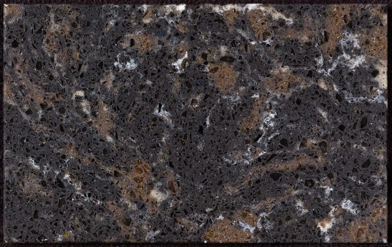 Композит кварца Russet от Smart Quartz в черном цвете