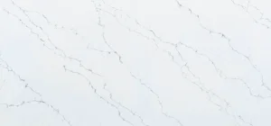 Композит кварца коллекции Venatino белого цвета