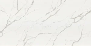 Композит кварца от производителя Etna Quartz Volakas Extra в белых цветах