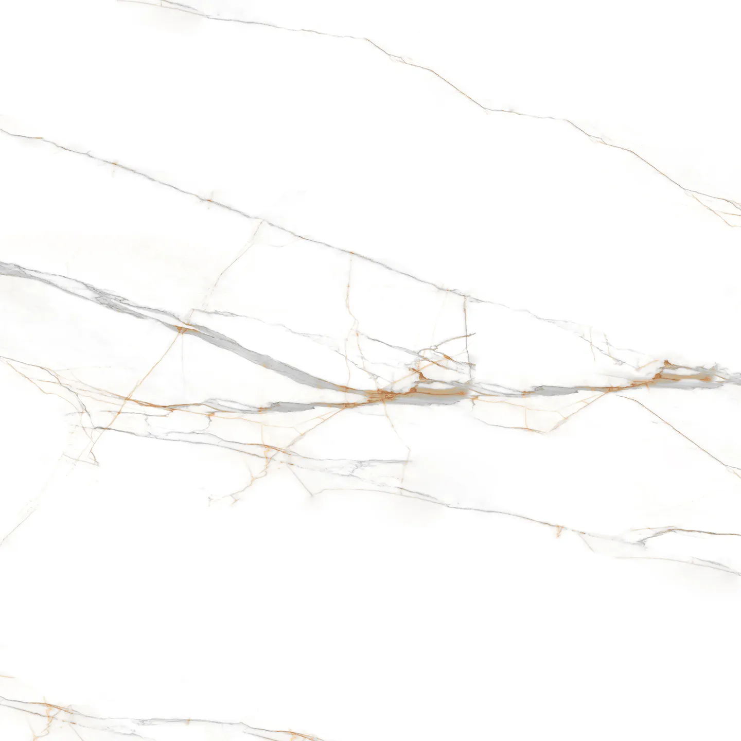 Кварц Cracked Calacatta от производителя Coante белого цвета