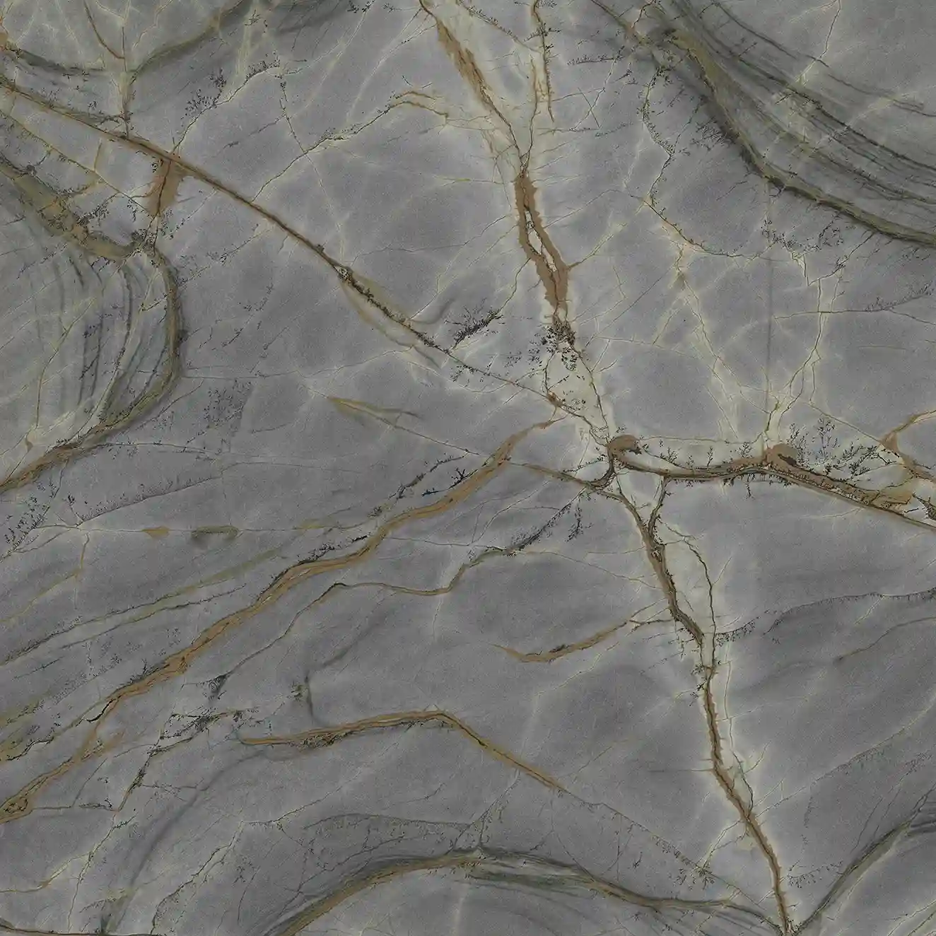 Композит кварца Etherion от Coante темно-серого цвета