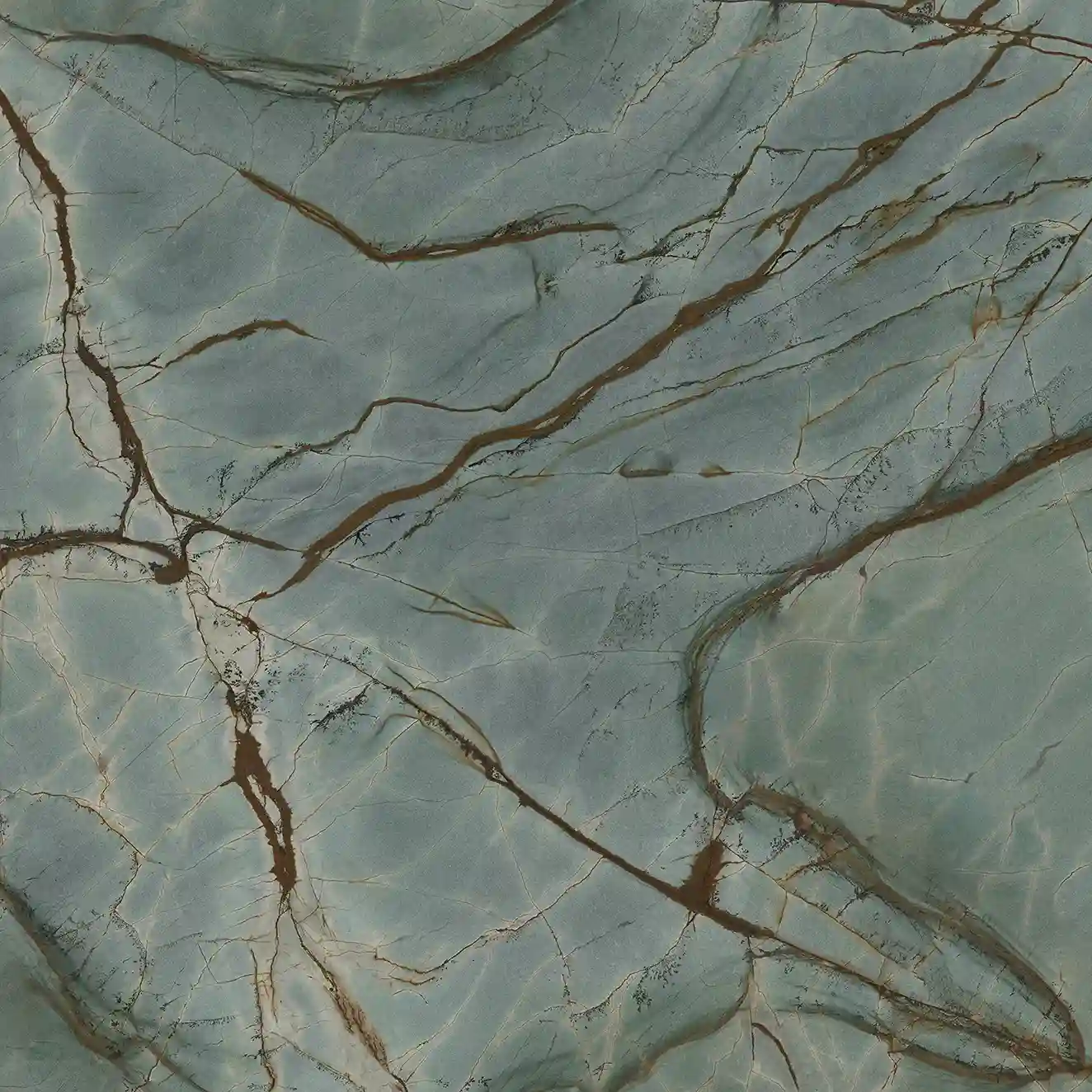 Композит кварца Etherion Green от Coante в серо-зеленом цвете