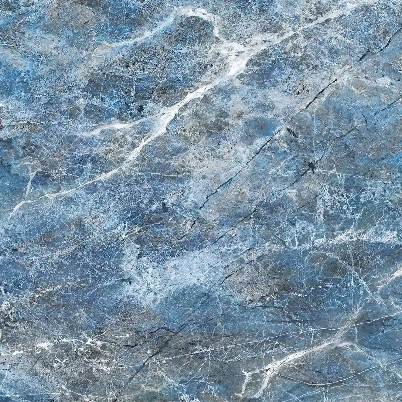 Композит кварца Poseidra от производителя Coante голубого цвета