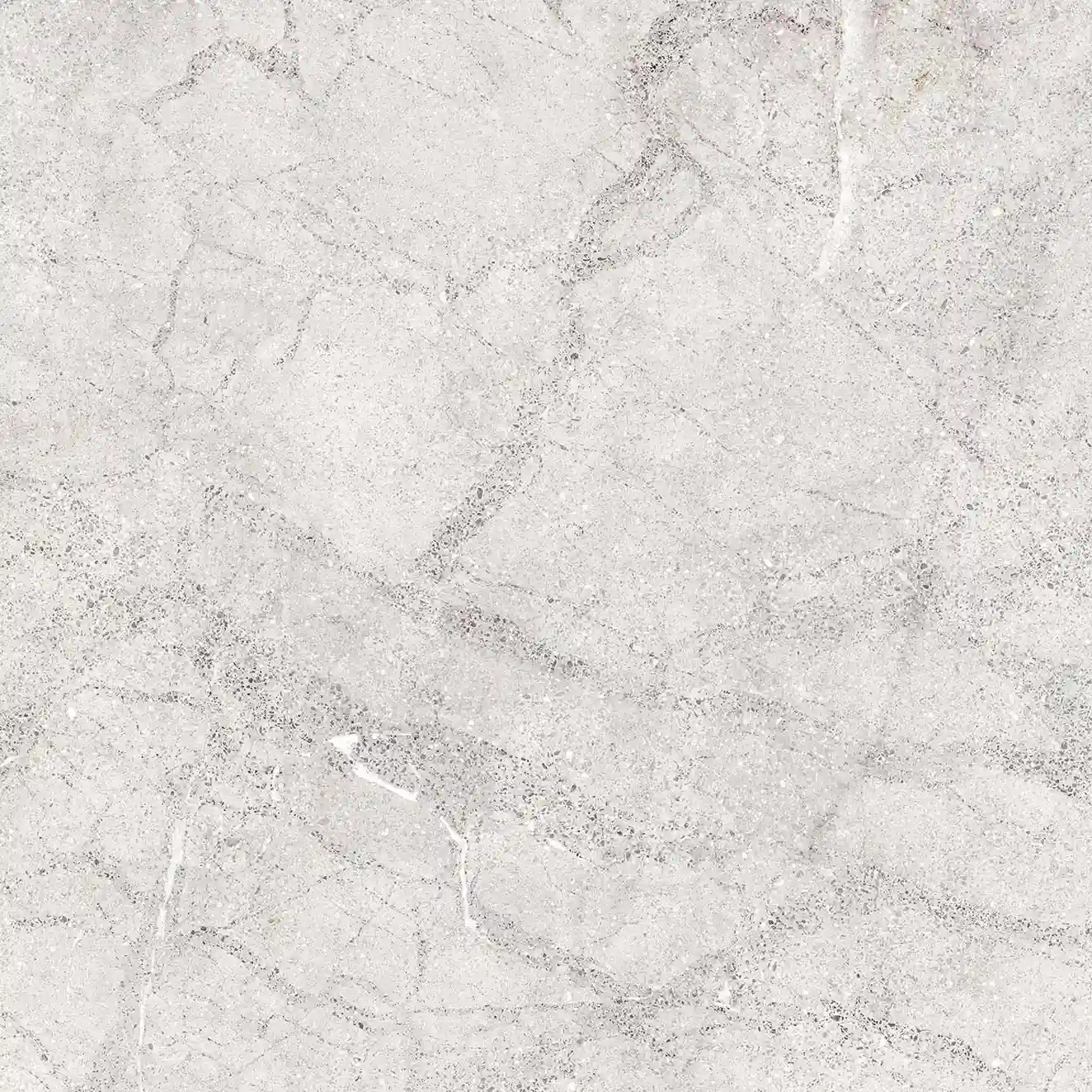 Кварцевый агломерат Sandy Grey от Coante серого цвета